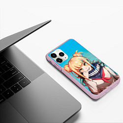 Чехол iPhone 11 Pro матовый My Hero Academia Himiko Toga, цвет: 3D-розовый — фото 2