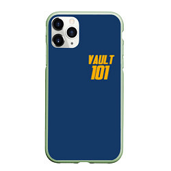 Чехол iPhone 11 Pro матовый VAULT 101, цвет: 3D-салатовый