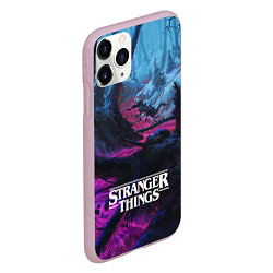 Чехол iPhone 11 Pro матовый Stranger Things: Wild Wood, цвет: 3D-розовый — фото 2