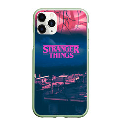 Чехол iPhone 11 Pro матовый Stranger Things: Pink Heaven