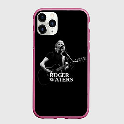 Чехол iPhone 11 Pro матовый Roger Waters, цвет: 3D-малиновый