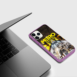 Чехол iPhone 11 Pro матовый METRO EXODUS EXCLUSIVE, цвет: 3D-фиолетовый — фото 2