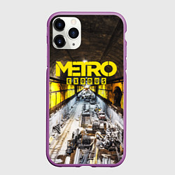 Чехол iPhone 11 Pro матовый METRO EXODUS EXCLUSIVE, цвет: 3D-фиолетовый
