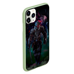 Чехол iPhone 11 Pro матовый Убийца гоблинов - Рыцарь, цвет: 3D-салатовый — фото 2