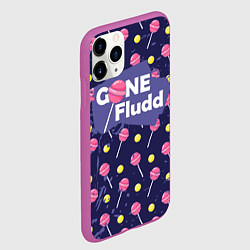 Чехол iPhone 11 Pro матовый GONE Fludd, цвет: 3D-фиолетовый — фото 2