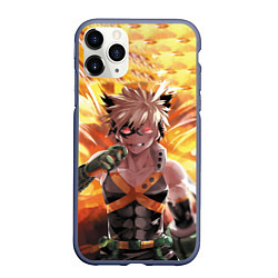 Чехол iPhone 11 Pro матовый Fire Academia, цвет: 3D-серый