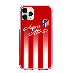 Чехол iPhone 11 Pro матовый Aupa Atleti, цвет: 3D-розовый