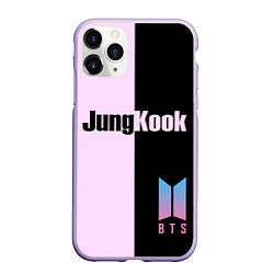 Чехол iPhone 11 Pro матовый BTS Jung Kook, цвет: 3D-светло-сиреневый