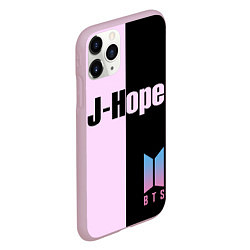 Чехол iPhone 11 Pro матовый BTS J-hope, цвет: 3D-розовый — фото 2