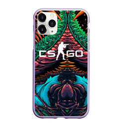 Чехол iPhone 11 Pro матовый CS GO hyper beast skin