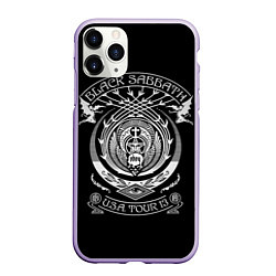 Чехол iPhone 11 Pro матовый Black Sabbath, цвет: 3D-светло-сиреневый