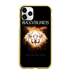 Чехол iPhone 11 Pro матовый Black Veil Brides: Wretched And Divine, цвет: 3D-желтый