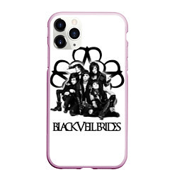 Чехол iPhone 11 Pro матовый Black Veil Brides: Knives and Pens, цвет: 3D-розовый