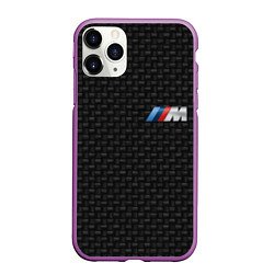 Чехол iPhone 11 Pro матовый BMW, цвет: 3D-фиолетовый