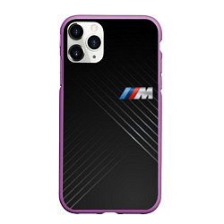 Чехол iPhone 11 Pro матовый BMW, цвет: 3D-фиолетовый