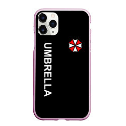 Чехол iPhone 11 Pro матовый UMBRELLA CORP, цвет: 3D-розовый