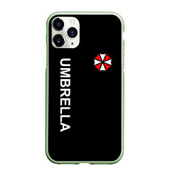 Чехол iPhone 11 Pro матовый UMBRELLA CORP, цвет: 3D-салатовый