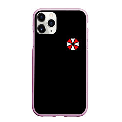 Чехол iPhone 11 Pro матовый UMBRELLA CORP, цвет: 3D-розовый