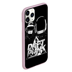 Чехол iPhone 11 Pro матовый Daft Punk: Space Rangers, цвет: 3D-розовый — фото 2