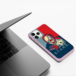 Чехол iPhone 11 Pro матовый STARS, цвет: 3D-розовый — фото 2