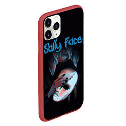 Чехол iPhone 11 Pro матовый Sally Face, цвет: 3D-красный — фото 2