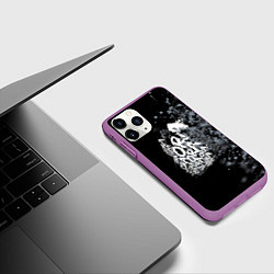Чехол iPhone 11 Pro матовый JoJo, цвет: 3D-фиолетовый — фото 2