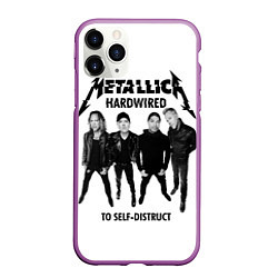 Чехол iPhone 11 Pro матовый Metallica: Hardwired, цвет: 3D-фиолетовый