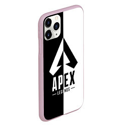 Чехол iPhone 11 Pro матовый Apex Legends: Black & White, цвет: 3D-розовый — фото 2