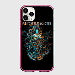 Чехол iPhone 11 Pro матовый Meshuggah: Violent Sleep, цвет: 3D-малиновый