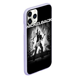 Чехол iPhone 11 Pro матовый Nickelback Rock, цвет: 3D-светло-сиреневый — фото 2