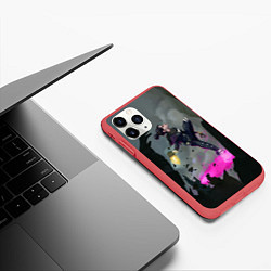 Чехол iPhone 11 Pro матовый Apex Legends: Wraith, цвет: 3D-красный — фото 2