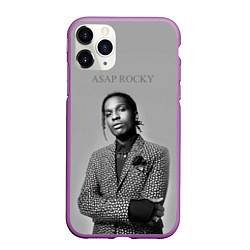 Чехол iPhone 11 Pro матовый ASAP Rocky: Grey Fashion, цвет: 3D-фиолетовый