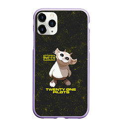 Чехол iPhone 11 Pro матовый 21 Pilots: Chlorine NED, цвет: 3D-светло-сиреневый