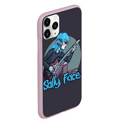 Чехол iPhone 11 Pro матовый Sally Face: Rock, цвет: 3D-розовый — фото 2