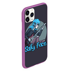Чехол iPhone 11 Pro матовый Sally Face: Rock, цвет: 3D-фиолетовый — фото 2