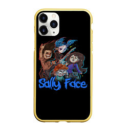 Чехол iPhone 11 Pro матовый Sally Face: Rock Band, цвет: 3D-желтый