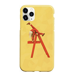 Чехол iPhone 11 Pro матовый Billie Eilish: Album, цвет: 3D-желтый