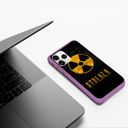 Чехол iPhone 11 Pro матовый STALKER: Radioactive, цвет: 3D-фиолетовый — фото 2