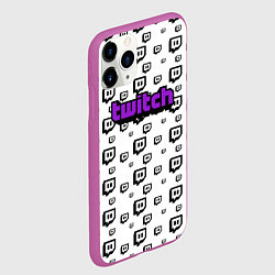 Чехол iPhone 11 Pro матовый Twitch Online, цвет: 3D-фиолетовый — фото 2