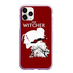 Чехол iPhone 11 Pro матовый The Witcher: Blood Rain, цвет: 3D-сиреневый