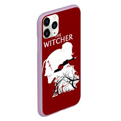 Чехол iPhone 11 Pro матовый The Witcher: Blood Rain, цвет: 3D-сиреневый — фото 2