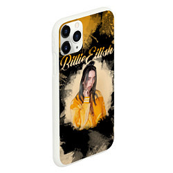 Чехол iPhone 11 Pro матовый Billie Eilish: Aqua, цвет: 3D-белый — фото 2