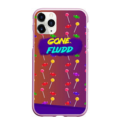 Чехол iPhone 11 Pro матовый Gone Fludd art 5, цвет: 3D-розовый