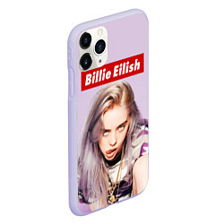 Чехол iPhone 11 Pro матовый Billie Eilish: Bored, цвет: 3D-светло-сиреневый — фото 2