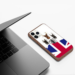 Чехол iPhone 11 Pro матовый The Beatles - fantasy, цвет: 3D-коричневый — фото 2