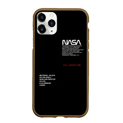 Чехол iPhone 11 Pro матовый NASA
