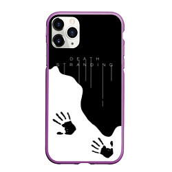 Чехол iPhone 11 Pro матовый DEATH STRANDING, цвет: 3D-фиолетовый