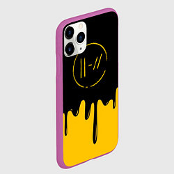 Чехол iPhone 11 Pro матовый 21 Pilots: Liquid Paint, цвет: 3D-фиолетовый — фото 2