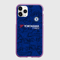 Чехол iPhone 11 Pro матовый Chelsea home 19-20, цвет: 3D-фиолетовый