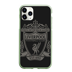 Чехол iPhone 11 Pro матовый Liverpool - Classic Est 1892, цвет: 3D-салатовый